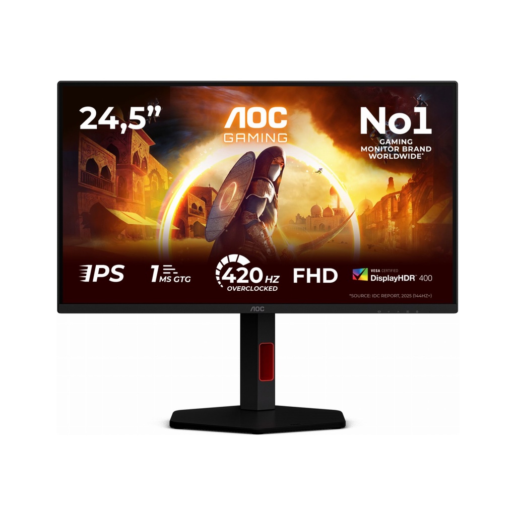 AOC 25G4KUR - Écran gaming 24,5" 420 Hz