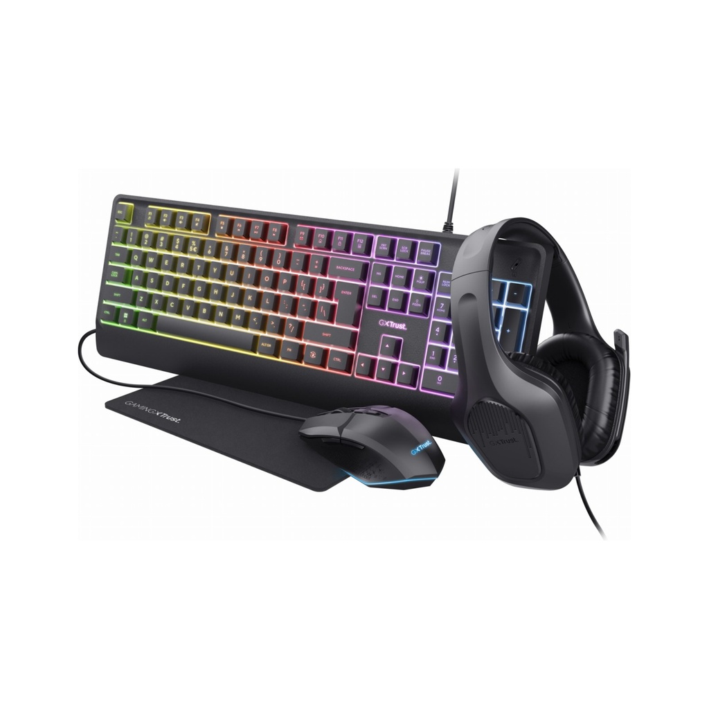 Trust GXT 792 QUADROX - Clavier gaming 4-en-1