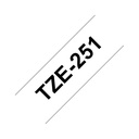 Brother TZe251 - Ruban d'étiquettes pour P-Touch 24 mm noir sur blanc