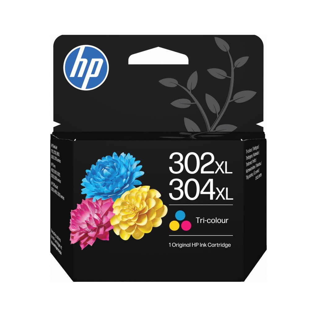 HP 302XL 304XL - Cartouche d'encre haute capacité tricolore