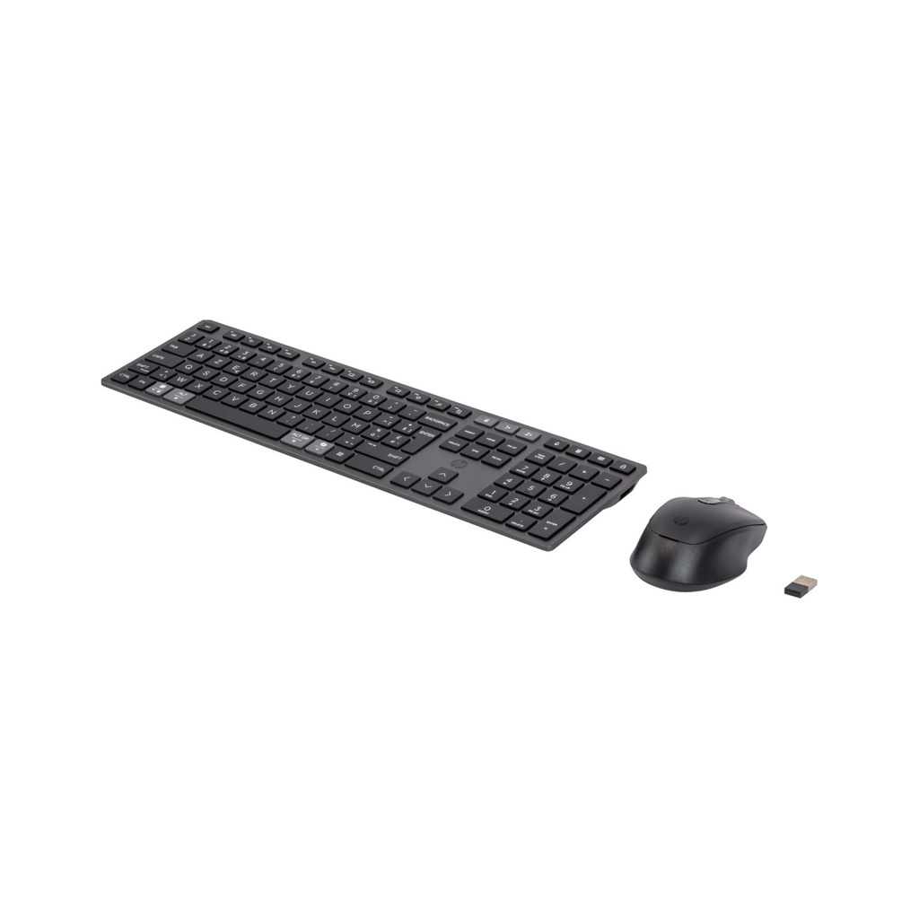 HP 720 Mode RechargeableWireless - Ensemble clavier + souris sans fil rechargeable