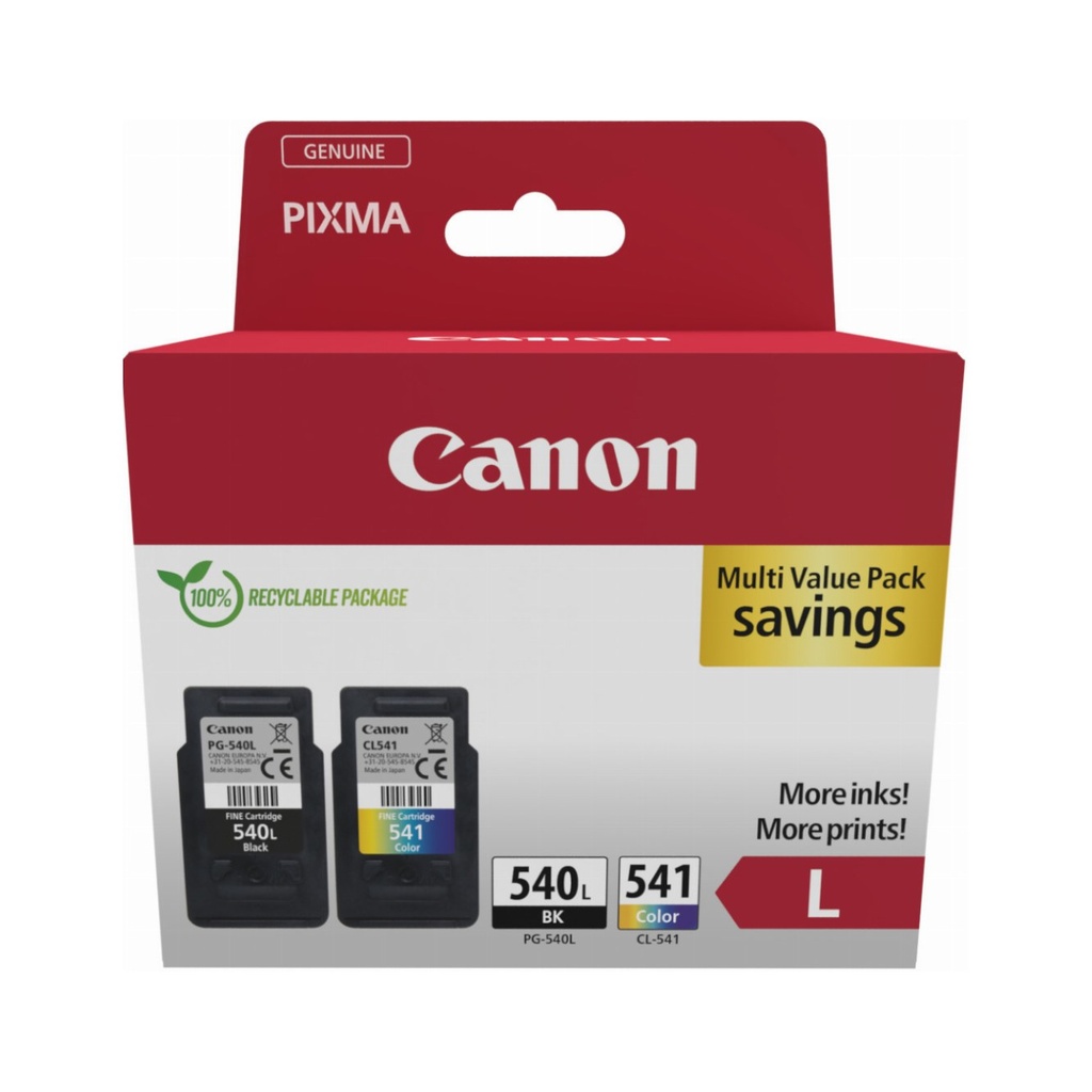 CANON PG-540L CL-541XL - Pack de cartouches d'encre