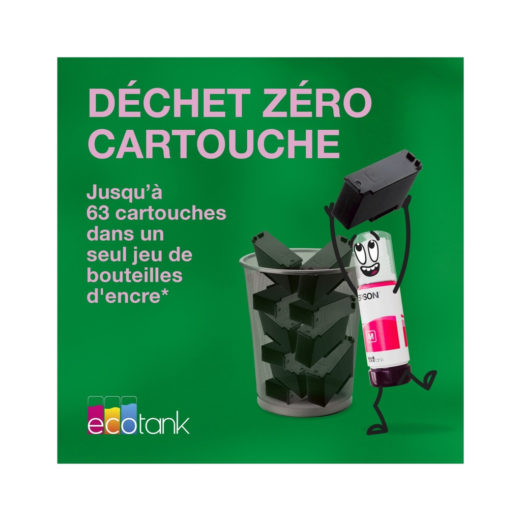 [C13T00P140] EPSON 104 EcoTank - Bouteille d'encre noire