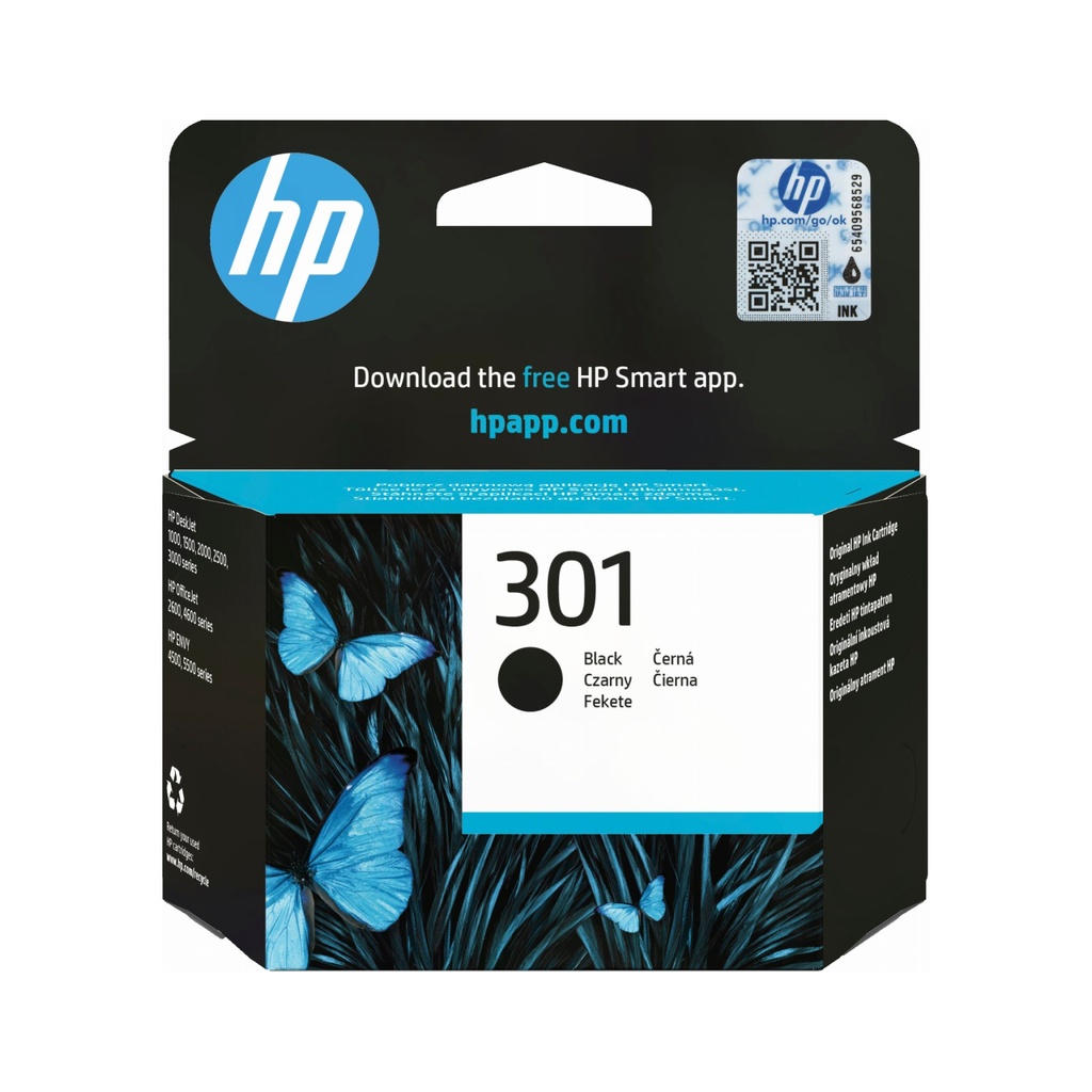 HP 301 - Cartouche d'encre noire