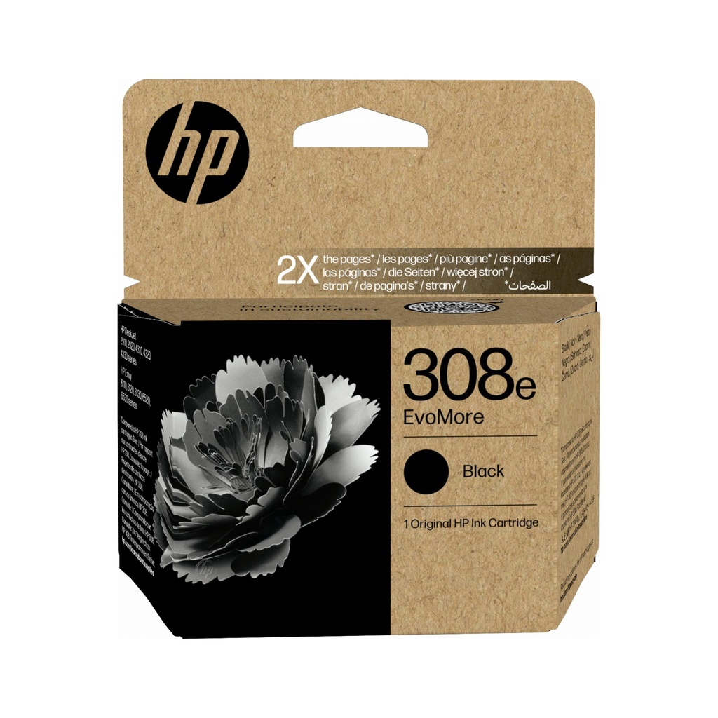 HP 308e EvoMore - Cartouche d'encre noire