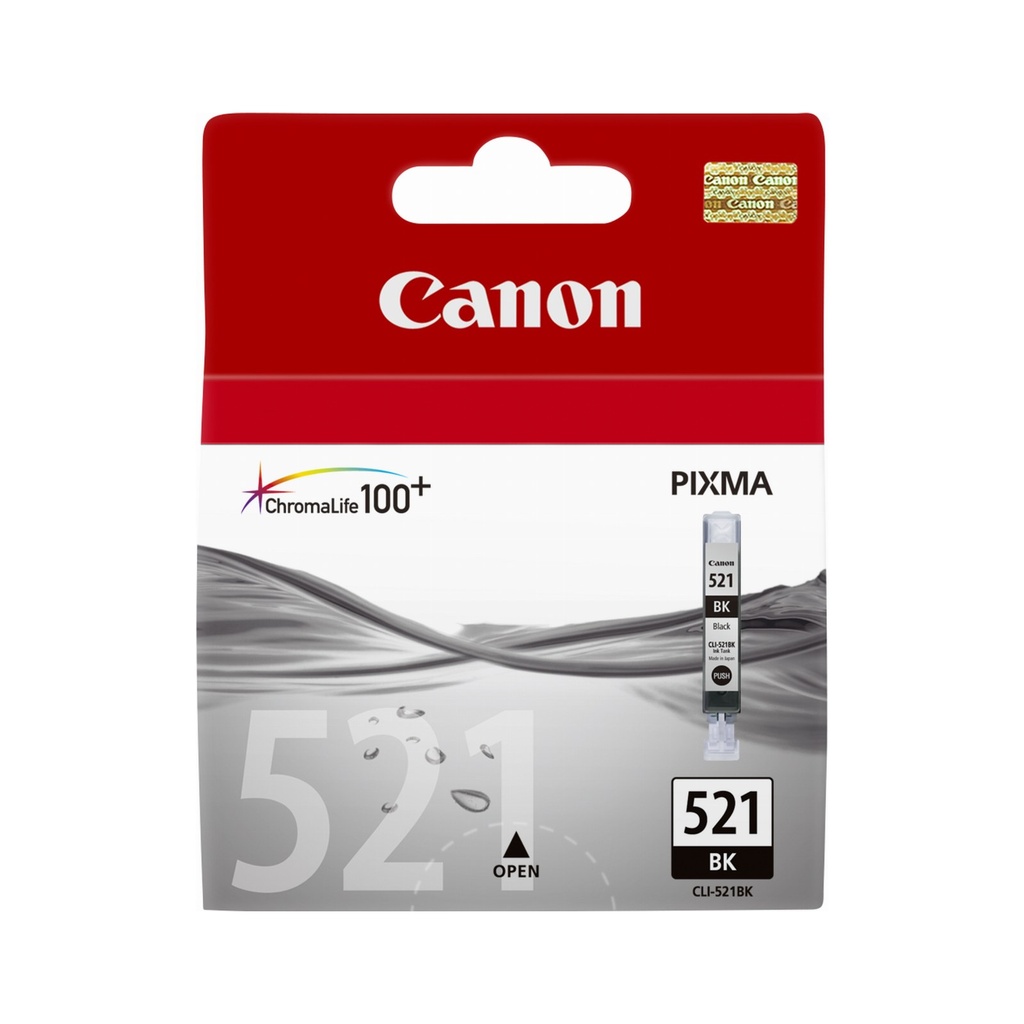 [2933B001] CANON CLI-521 - Cartouche d'encre noire