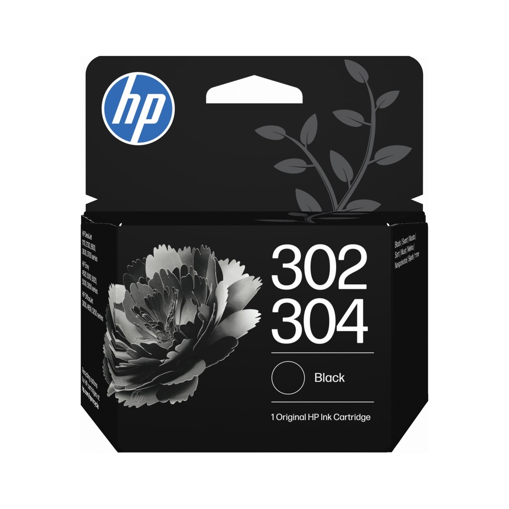 HP 302 304 - Cartouche d'encre noire