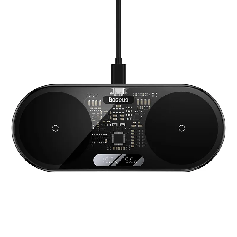 Baseus - Charging Station - Digital Display, 20W, Type-C Input - Transparent