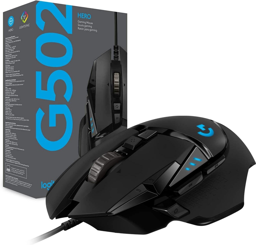 [910-005471] Logitech G502 Hero High Performance Gaming Mouse