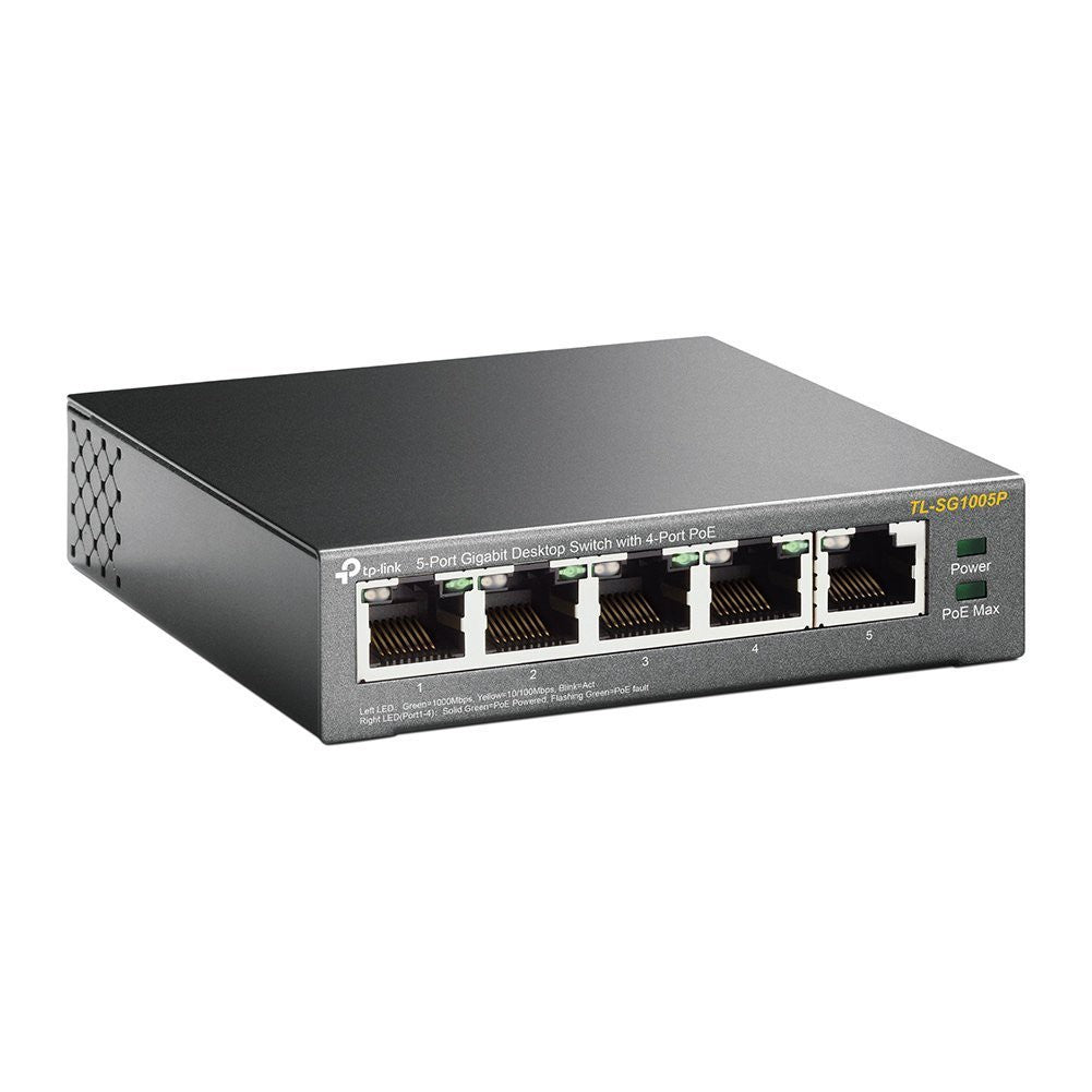 TP-Link TL-SG1005P 5 Port 4 Port PoE Gigabit Switch
