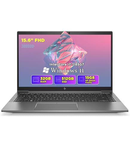 HP Zbook FireFly 15 G8 - Intel Core i7 1185G7 / 32GB / 512GB / W11P / 15.6" FHD / Win11P REFURBISHED