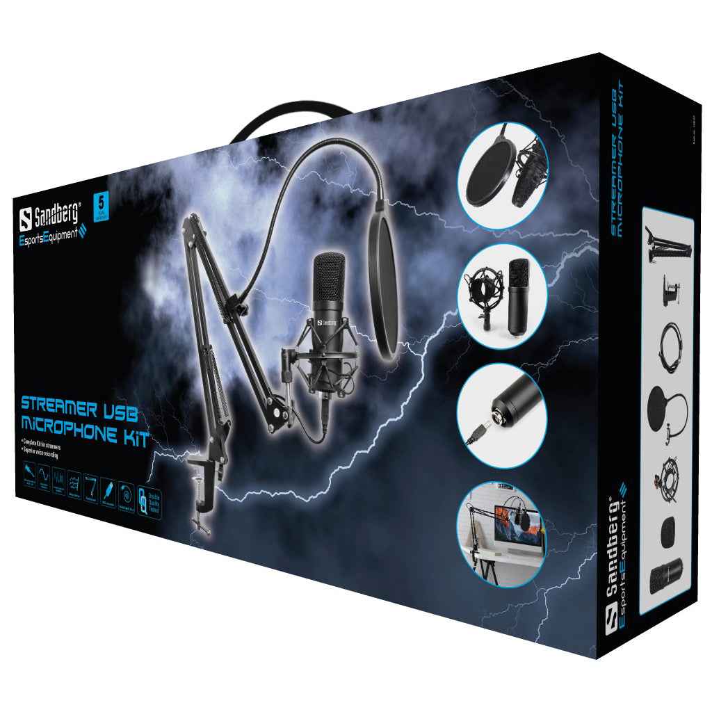 [126-07] Sandberg USB Streamer Microphone Kit