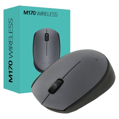 [910-004642] Logitech M170 Wireless Mouse - Grey